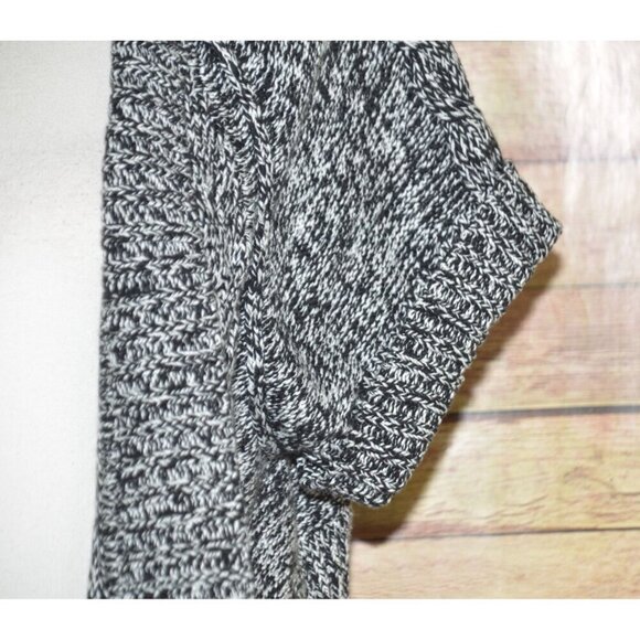 Kenneth Cole Reaction Gray Heathered Ladies XL Short Sleeve Cardigan Chunky Knit - Picture 3 of 12